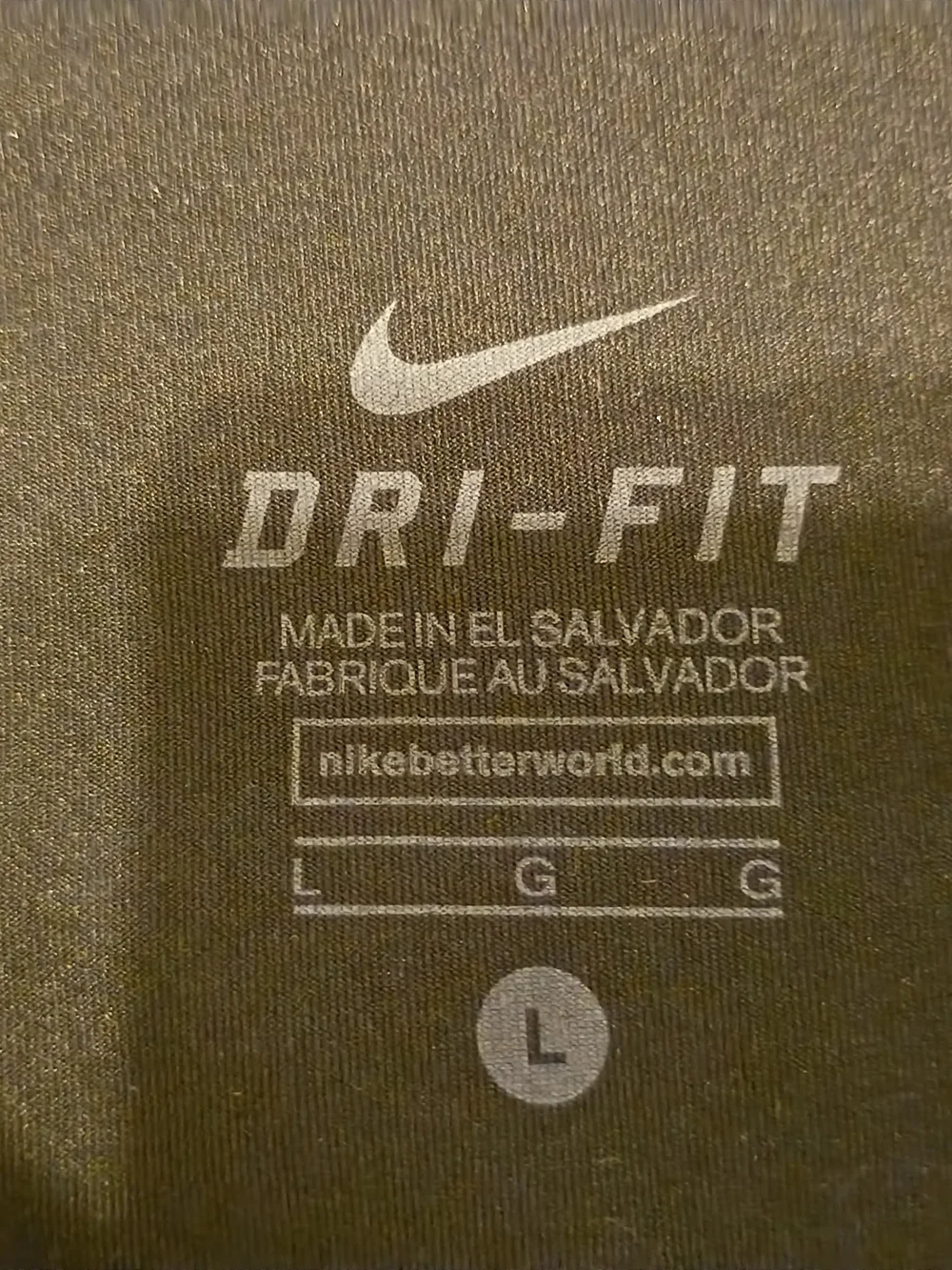 Nike black neck